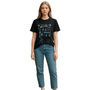 Mr. Beast Signed Black T-Shirt Size M